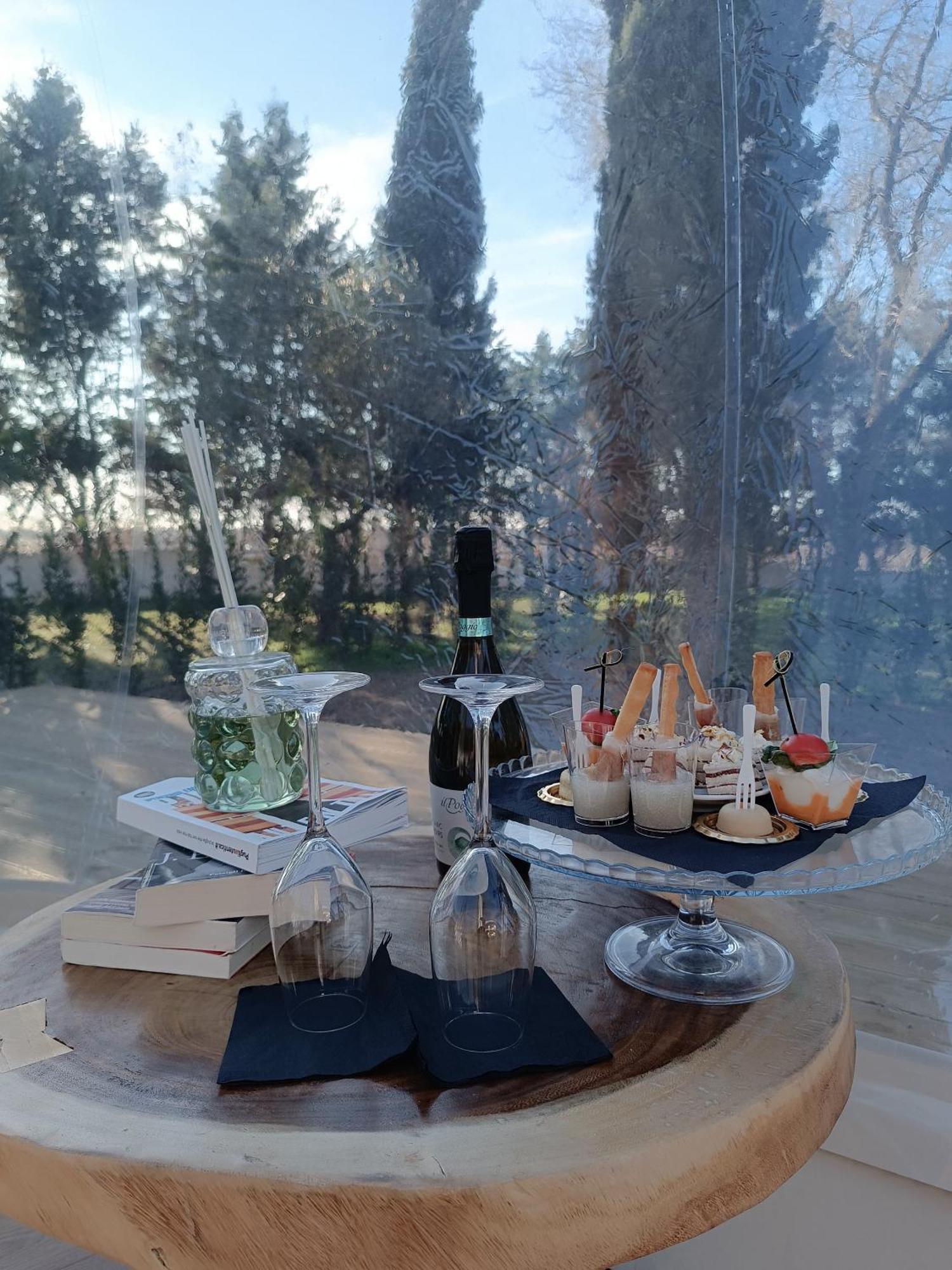 Bubble Room Puglia Villa Bautier Bubblenights เชรินโญลา ภายนอก รูปภาพ